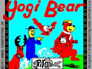 Yogi Bear title screen for ZX Spectrum